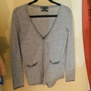 3 for $15  Armani Exchange Grey Cardigan
